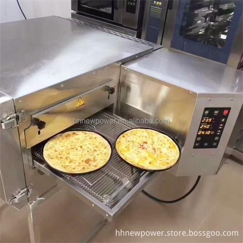 Commercial LPG Gas Electric Hot Air Convection Pizza Oven - 12" to 32" Conveyor Belt Pizza Making Machine