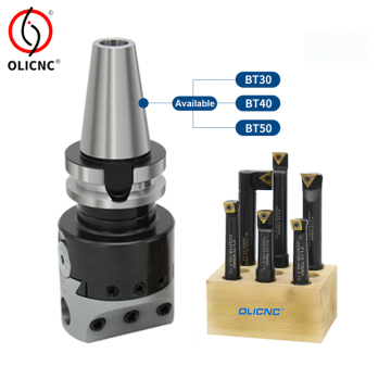 F1 Jenis Boring Head Set BT40 SK40 Shank dengan Bar Membosankan Diganti (12mm-25mm, 2in-3in)