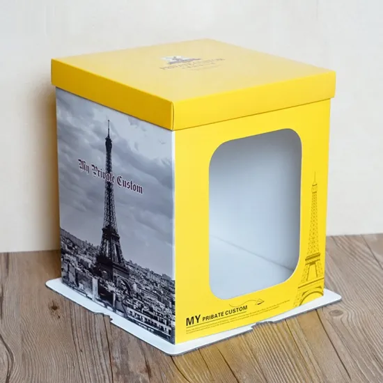 Big cake packaging box tall