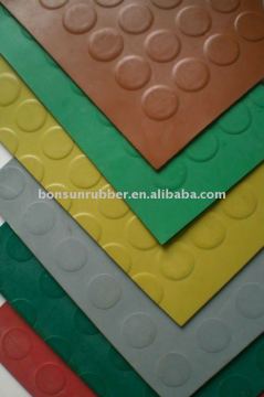button rubber tiles