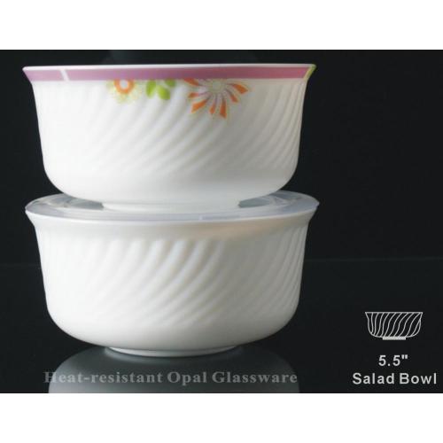 Noodle Bowl With Flower Pattern