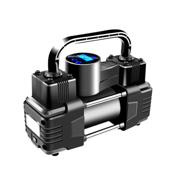 Tragbarer Hochleistungs -Doppelzylinder -Reifen -Inflator - DC 12V -Auto -Luftkompressor mit LED -Licht