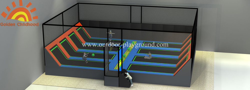 Dodgeball Trampoline Playground