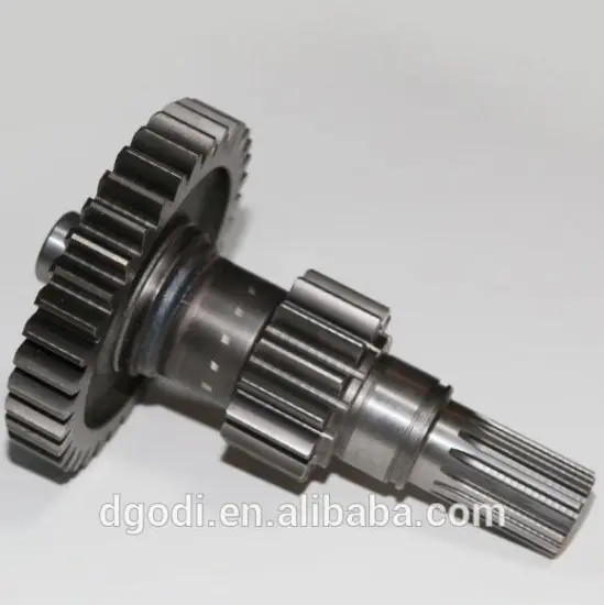 steel spline spur gear shaft and forging shaft