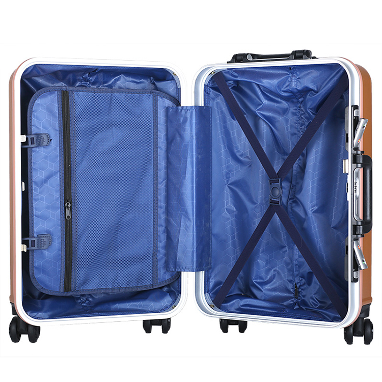 2Expandable cheap abs custom luggage in all sizes