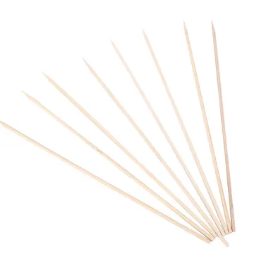 Wholesale Eco-friendly 40cm Round Kebab Bamboo Sticks Bbq  Bamboo Skewers