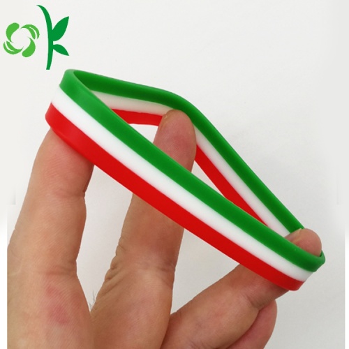 Premi i braccialetti del polsino del silicone di alta qualità di Three Layer