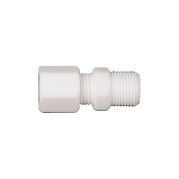 PTFE Single Ferrule Tube Fitting: 1/8 Inch to 1.1/2 Inch Male Connector