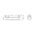 3mm 850nm IR LED 0.2W Tyntek сайжруулсан хувилбар