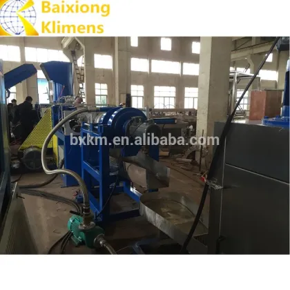 Baixiong Klimens PP PE bags films pelletizing line to make plastic pellets