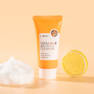 Best Selling Vitamin C Brightening Face Wash 50ml - Whitening Facial Clean