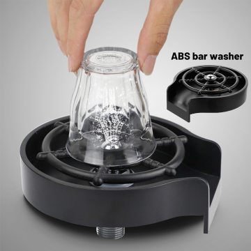 Kitchen Sink Glass Rinser and Cup Washer for Bottles
