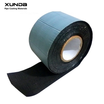 Black color PE bitumen tape for joint wrapping