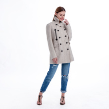 Модное чистое цветное кашемировое пальто