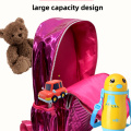 BookBag Pink Fancy Glitter Holographic PU Backpack for Girls