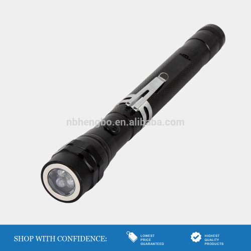 Telescopic Flexible 3 Led Torch Flashlight Magnetic Pick Up Bending