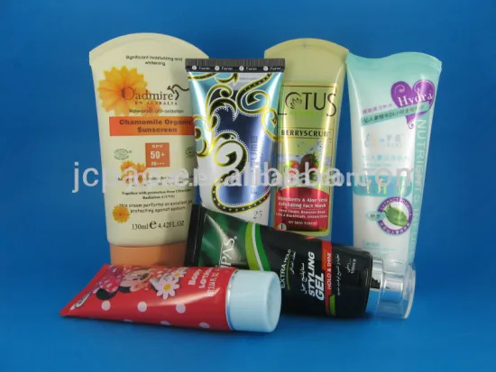 Plastic Cosmetic Package Tube