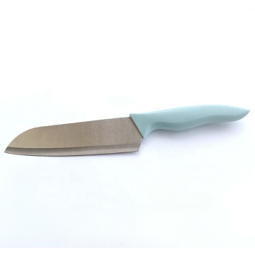 High Quality 7-Inch Santoku Stainless Steel Knife with PP Handle Metal Construction
