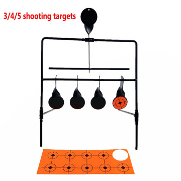 Self-Resetting Spinning Metal Target Set for Hunting Practice