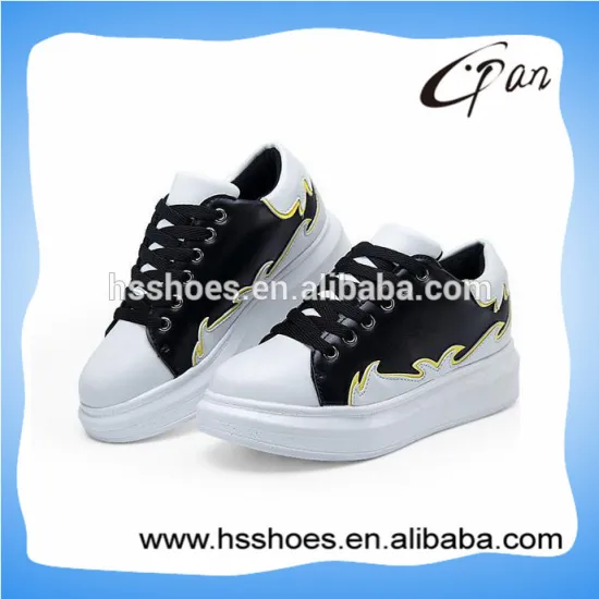 Student flat increased casual shoes for girls