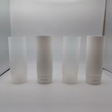 White or Clear Plastic Squeeze Tubes - 15ml/30ml/50ml/100ml - Flip Cap Cosmetic Packaging