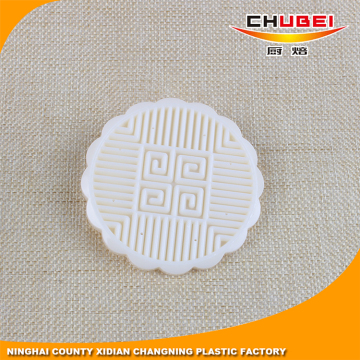 Mooncake Decoration Mold Cookie Cutter Mold Hand Pressure 125g Flowers Round 4 Stamps