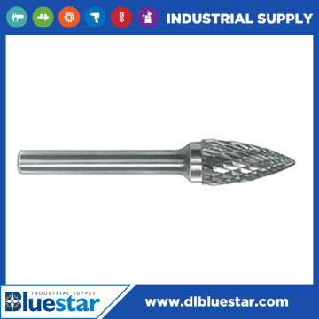 power tool parts/shape G dental carbide burrs/rotary files tree shape pointed end/SPG