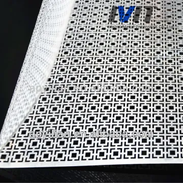 aluminum perforated metal screen sheet