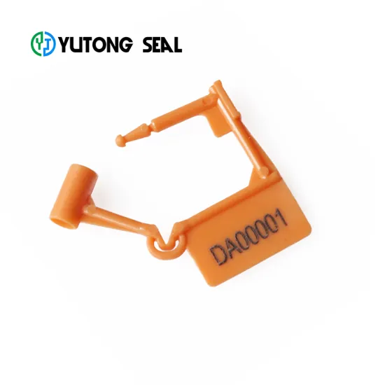 Custom padlock seal plastic padlock security seal for cash bag