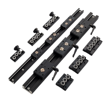 Tekanan yang dapat disesuaikan internal poros ganda linear guideway sgr20 dengan slider sgb20 - 3/4/5 roda