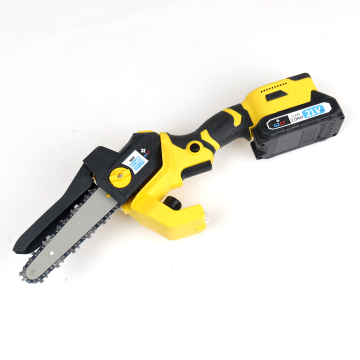 6-inch GZCT 9628 Mini Cordless Chainsaw with 2 Batteries for Wood Cutting and Trees