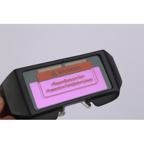 Solar auto dimming welding glasses to prevent dizziness