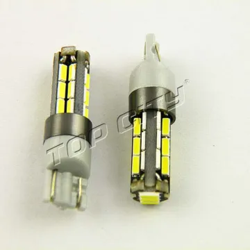 Low Defect Rate Bright 6000K White 400LM 194 147 168 W5W 501 T10 27SMD 4014 LED Car Side Wedge Light