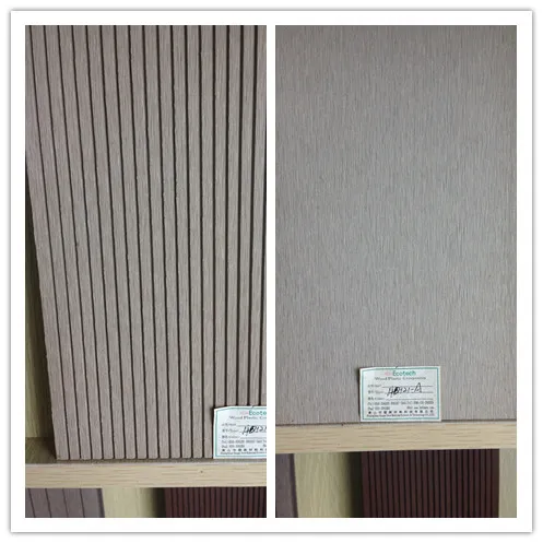 Outdoor Waterproof Wood PE Composite Solid and Hollow Decking Floor