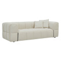 Home upholstery high resilience furniture hot-selling minimalism fabric comfortable leisure sofa 2 seater living room bedroom