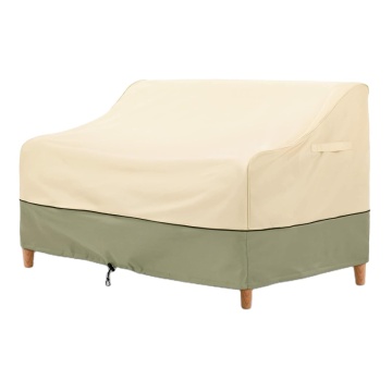 Waterproof 600D Dandelion Patio Sofa Cover - Heavy Duty 3-Seater Outdoor Couch with Air Vent and Handles