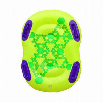 Double person inflatable snow tube, lets you enjoy playing snow in winter