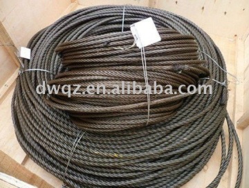 6*19+IWR ungalvanized steel wire rope