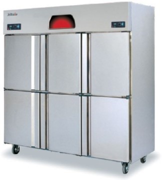 Medium-capacity upright freezers, 6- door, 14
