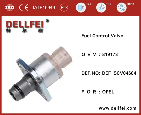 Fuel control valve 819173 for OPEL