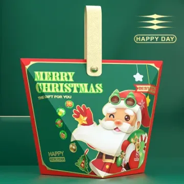 Sacos de papel de doces personalizados para o Natal