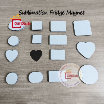 Personalized Sublimation Fridge Magnet Blanks: Custom DIY Magnets for Decorative & Souvenir Use