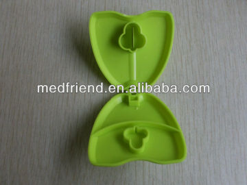Lung-shaped Pill box with cutter