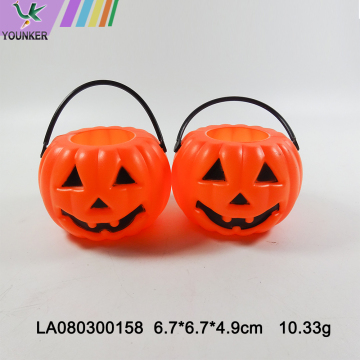 Halloween party candy pumpkin barrel