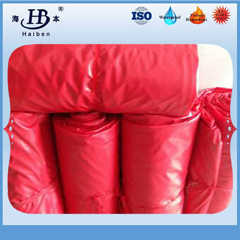 Acrylic treatment pvc truck tarpaulin with roller