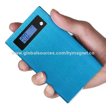 High-capacity Universal Portable Mobile Battery Charger/Power Bank, Source Supply, 5V-1A Input Range