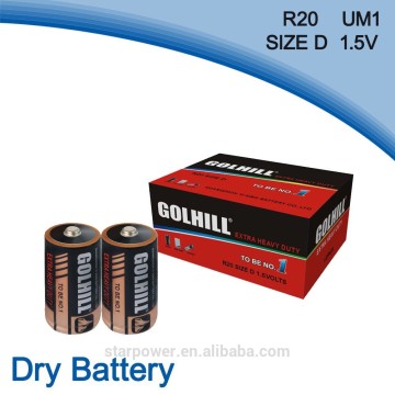 1.5V D size r20 um-1 cells battery