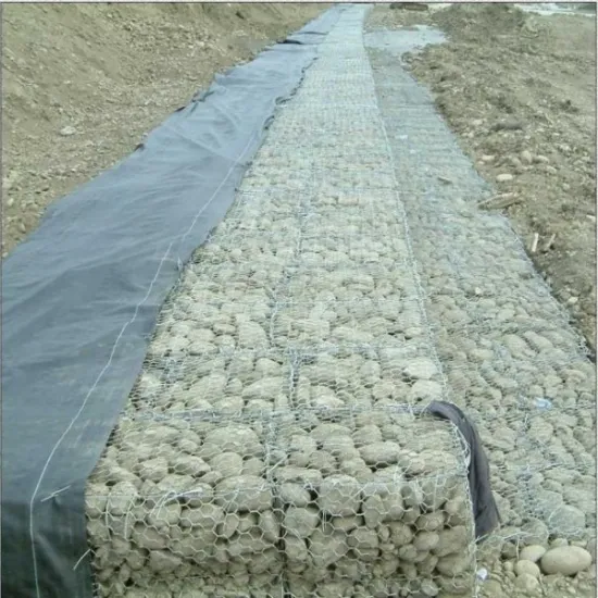 zinc coated gabion box wire mesh