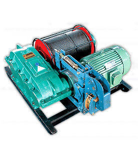 High-speed Hoisting Electric Wire Rope Winch For Derrick , 6 Ton - 16 Ton