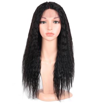 100% HUMAN HAIR LONG SIZE LACE FRONT WET N WAVY WIG